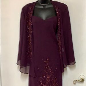Beautiful Beaded Gown with jacket